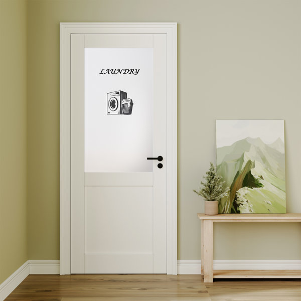 Frosted Glass Laundry Door Wayfair